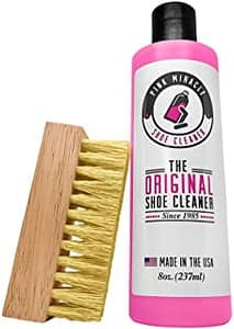 Pink Miracle Shoe Cleaner Kit 8 Oz. Bottle Fabric Cleaner for Leather, Whites, and Nubuck Sneakers How to remove coffee stains from shoes?