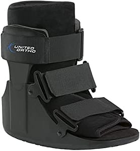 United Ortho USA14011 Short Cam Walker Fracture Boot, Extra Small, Black How long to wear a walking boot for plantar Fasciitis?