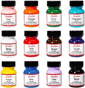 Angelus Leather Paint Set of 12 1 oz What type of paint do you use on shoes?