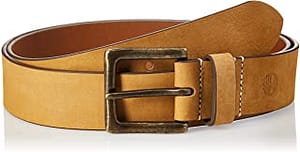 Timberland Men's 38mm Icon Nubuck Boot Leather Belt Belt Should I Wear With White Shoes