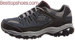 Most Comfortable Sneakers For Standing All Day Skechers Men's Afterburn Memory-Foam Lace-up Sneaker