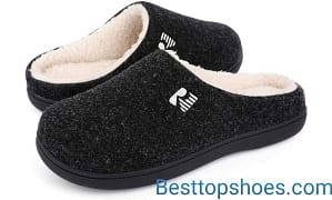 Top Best House Shoes for Men in 2021 RockDove Men's Original Two-Tone Memory Foam Slipper