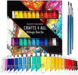 Crafts 4 All Acrylic Paint Set - Art Paints for Canvas, What type of paint do you use on shoes?