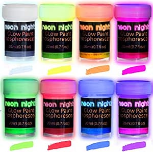 Neon Nights Glow-in-the-Dark Paint What type of paint do you use on shoes?