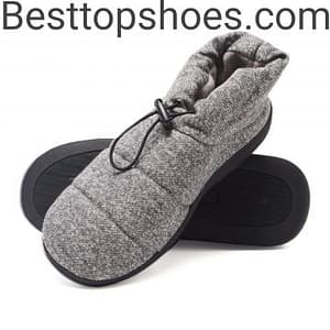 Top Best House Shoes for Men in 2021 Hanes Men's Slipper Boot House Shoes with Indoor Outdoor Memory Foam Odor Protection Fresh Iq Sole