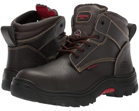 Skechers Men's Burgin-Tarlac Industrial Boot 10 Best Boots For Auto Mechanics | Most Comfortable Work Boots