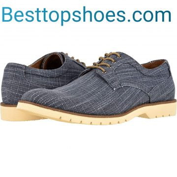 Top Best wedding shoes 2021 for mens STACY ADAMS Men's Eli Textured Canvas Lace-up Oxford